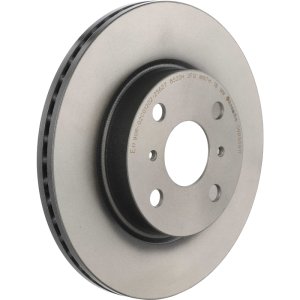 Scion iQ Brake Rotors (2) - Rear - Brembo OE - OE Equivalent - UV Coated - `12-`15